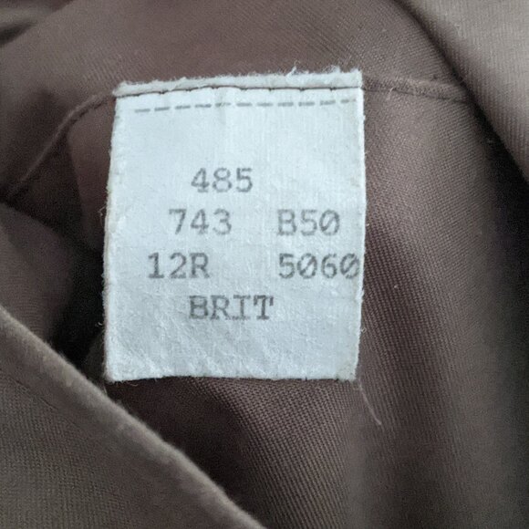 Vintage Burberry Nova Check Trim Rain Jacket Windbreaker Wool Liner Coat Brown - Picture 12 of 16